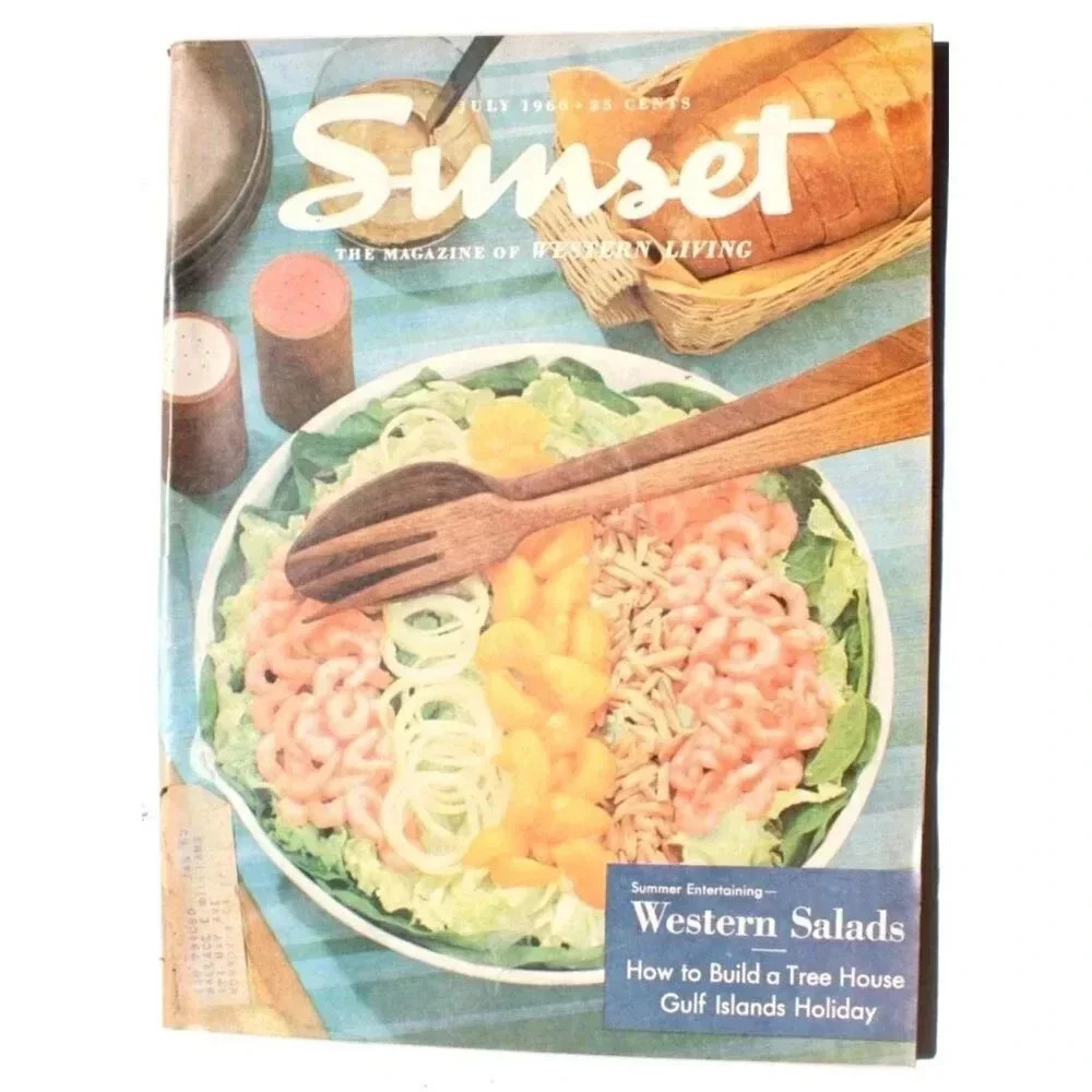 Vtg July 1960 Sunset Magazine Western living - Travel LANDSCAPING Remodeling